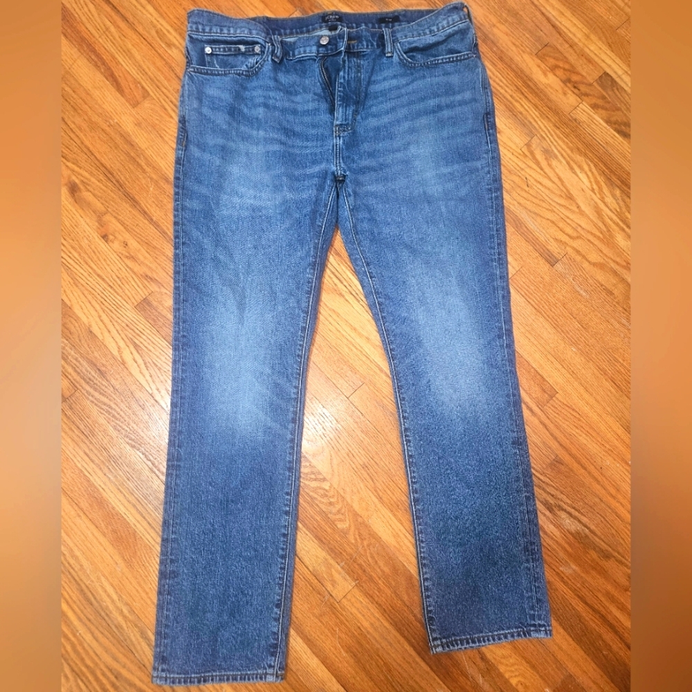 J. Crew Flex Men's Slim Blue Jeans W38 L32 Light Wash